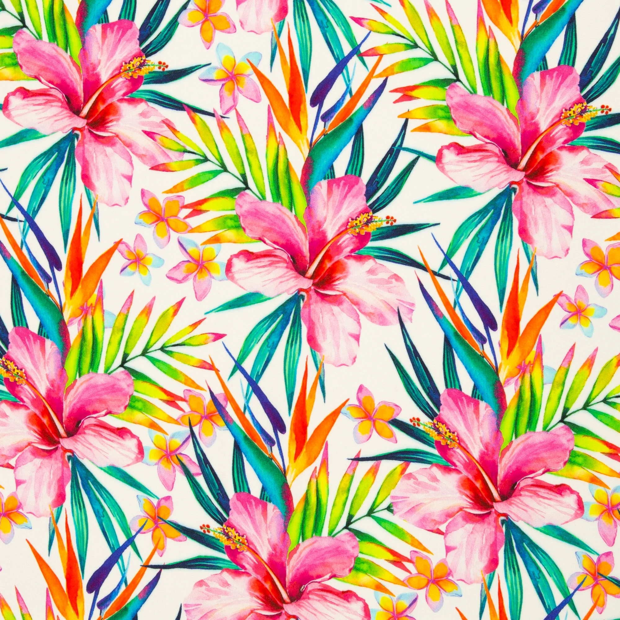 Viskose Webware - Summer Flowers (Meterware ab 0.50m)