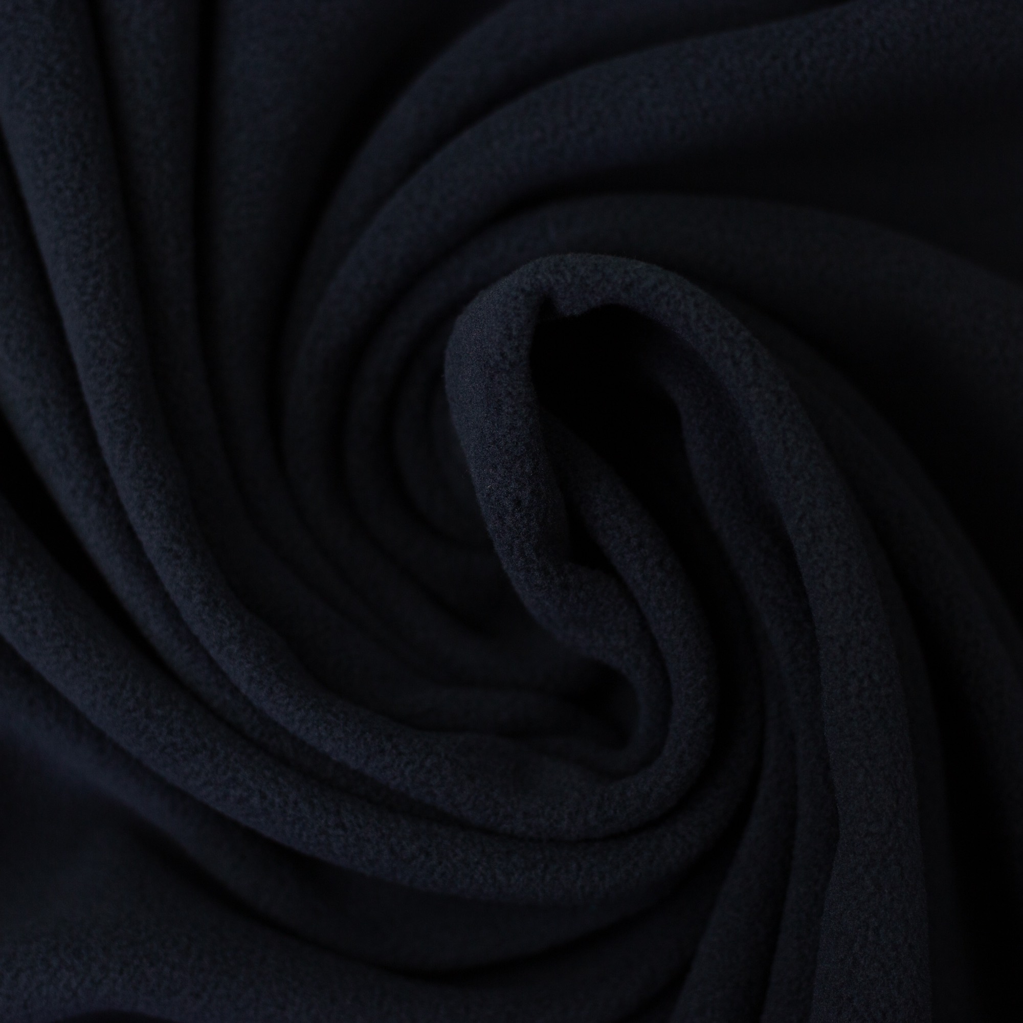 Micro Fleece - dunkelblau (Meterware ab 0.50m) Micro Fleece - dunkelblau (Meterware ab 0.50m)