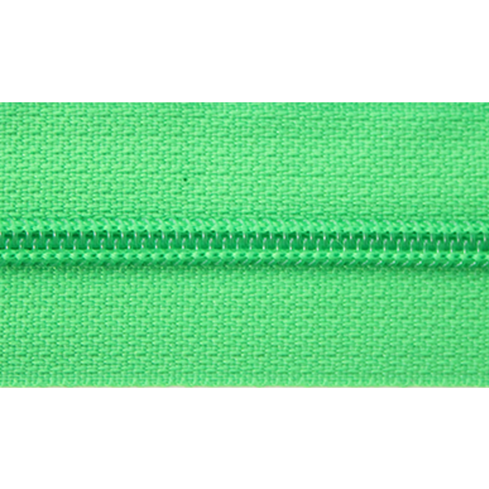 Endlosreißverschluss, 3mm, grün