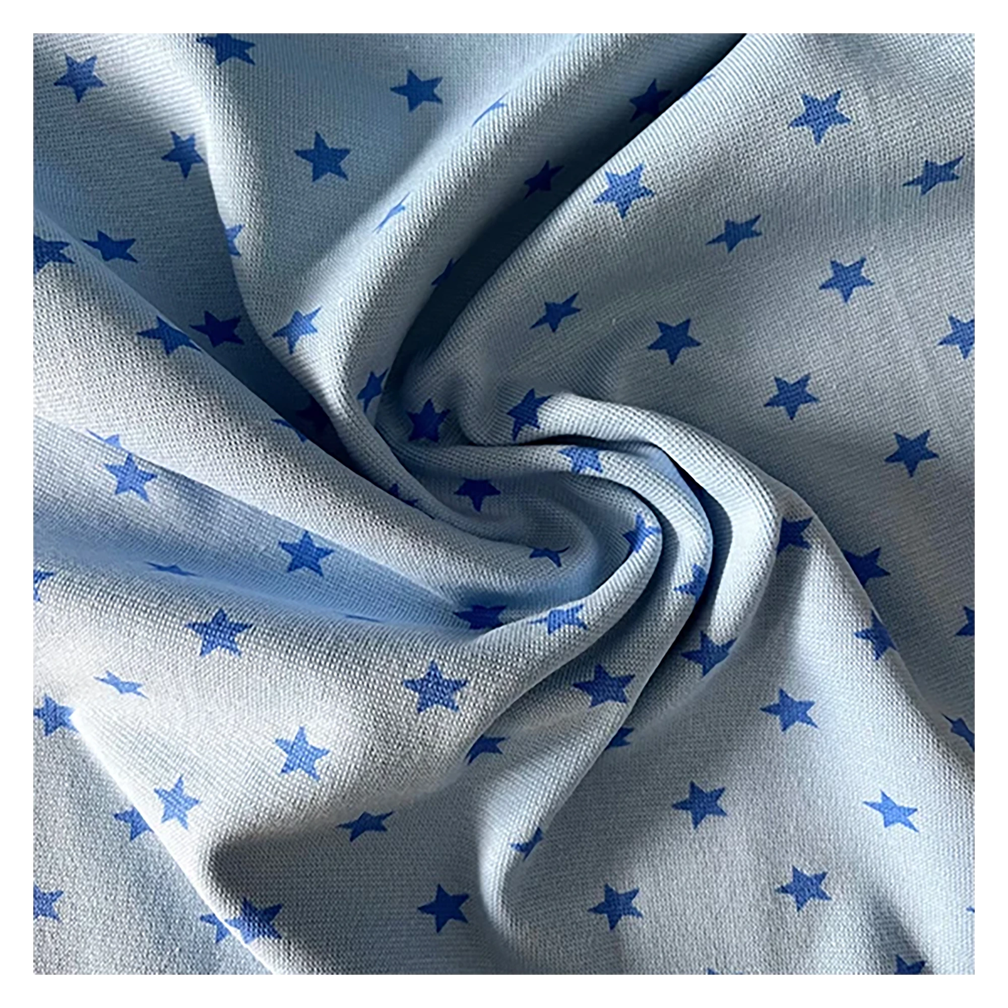 Bündchen - Sterne, blau