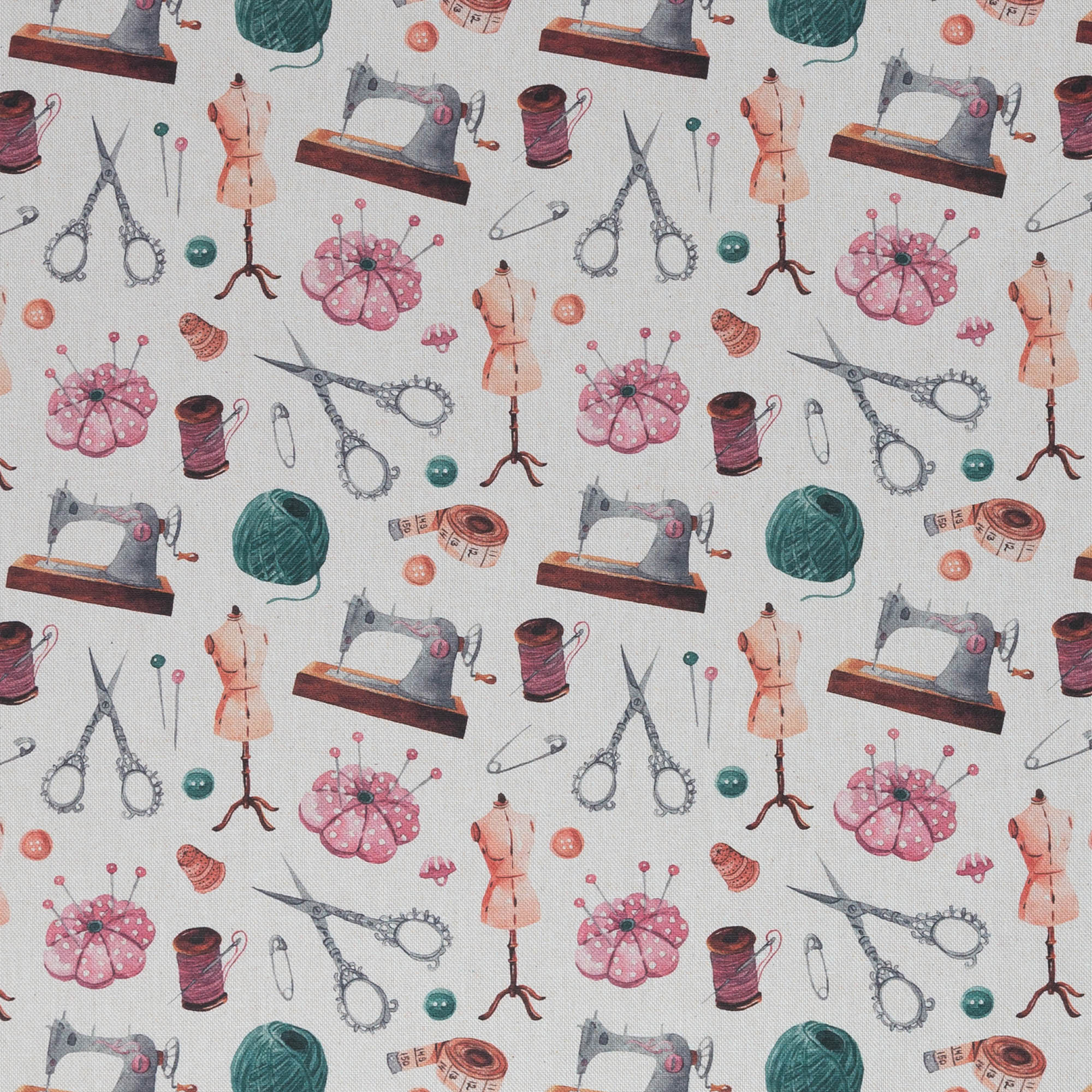 Canvas - Ulrich - Nähmaschine (Meterware ab 0.50m)