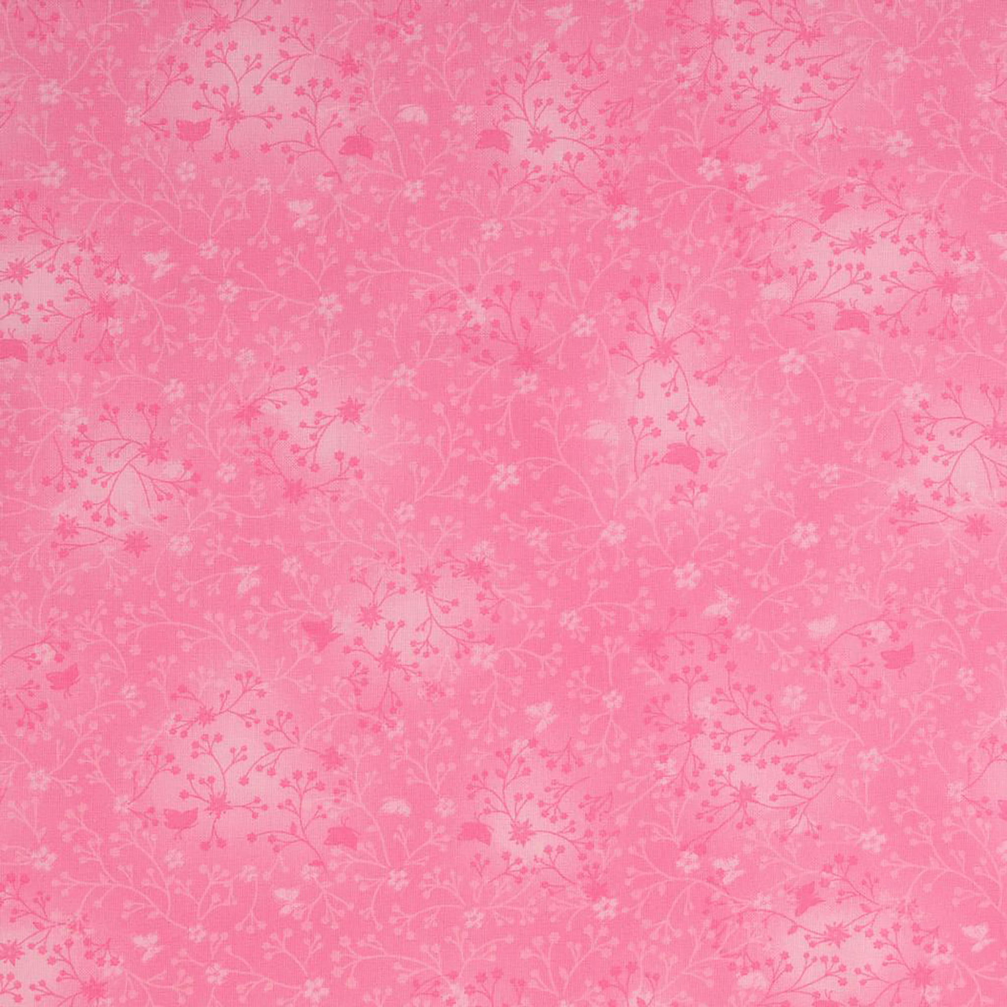 Baumwolle Webware - Blümchen rosa