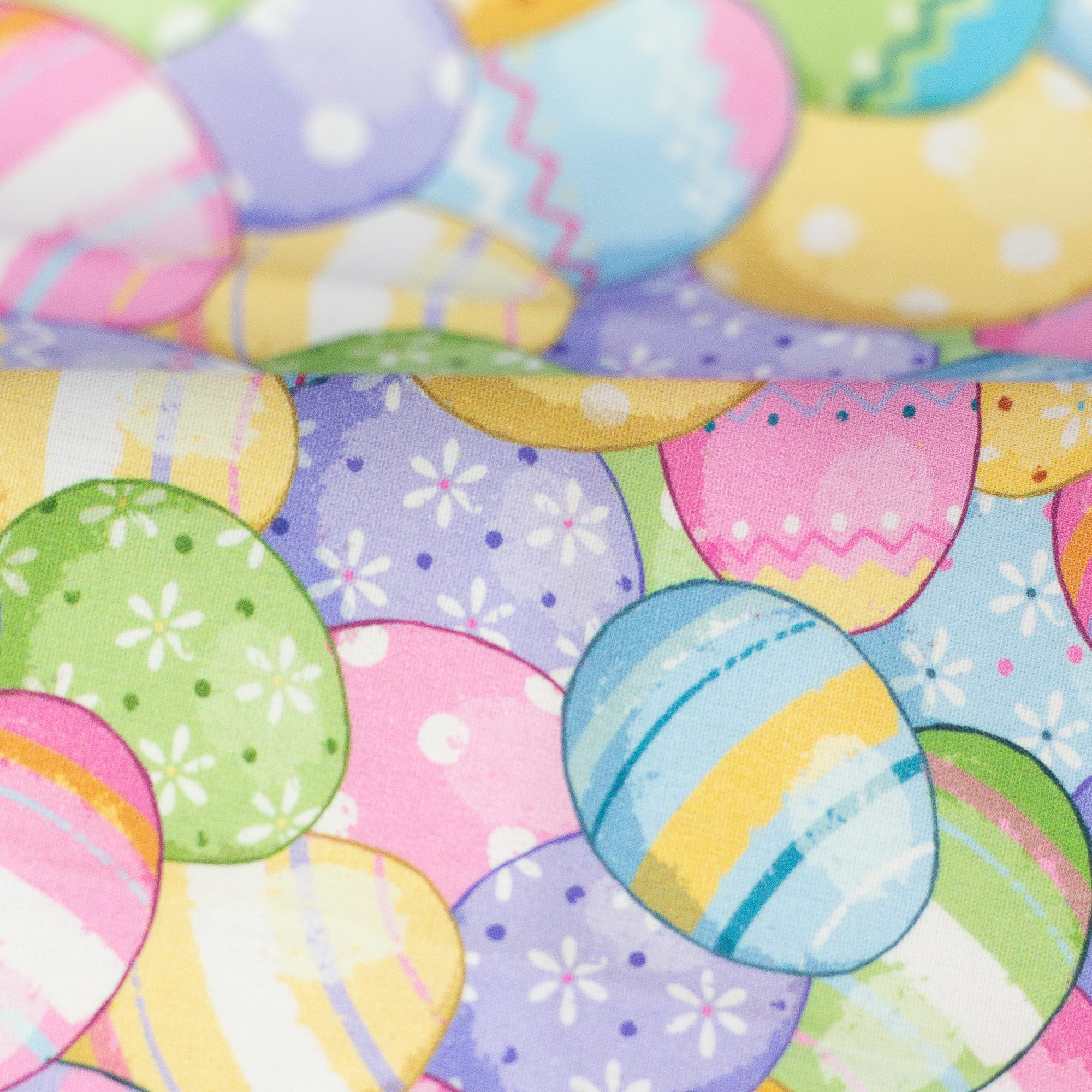 Baumwolle Webware - Happy Easter - bunt
