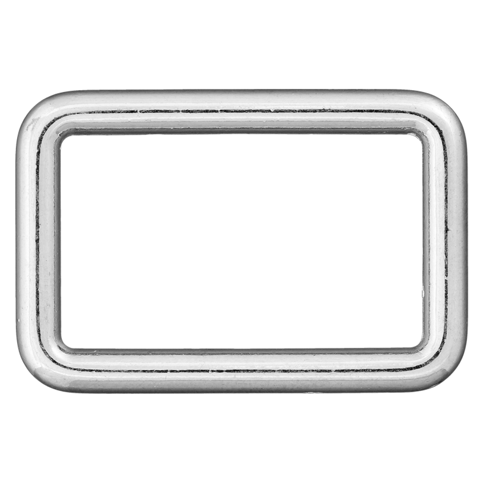  Rechteck-Ring, 30mm, silber